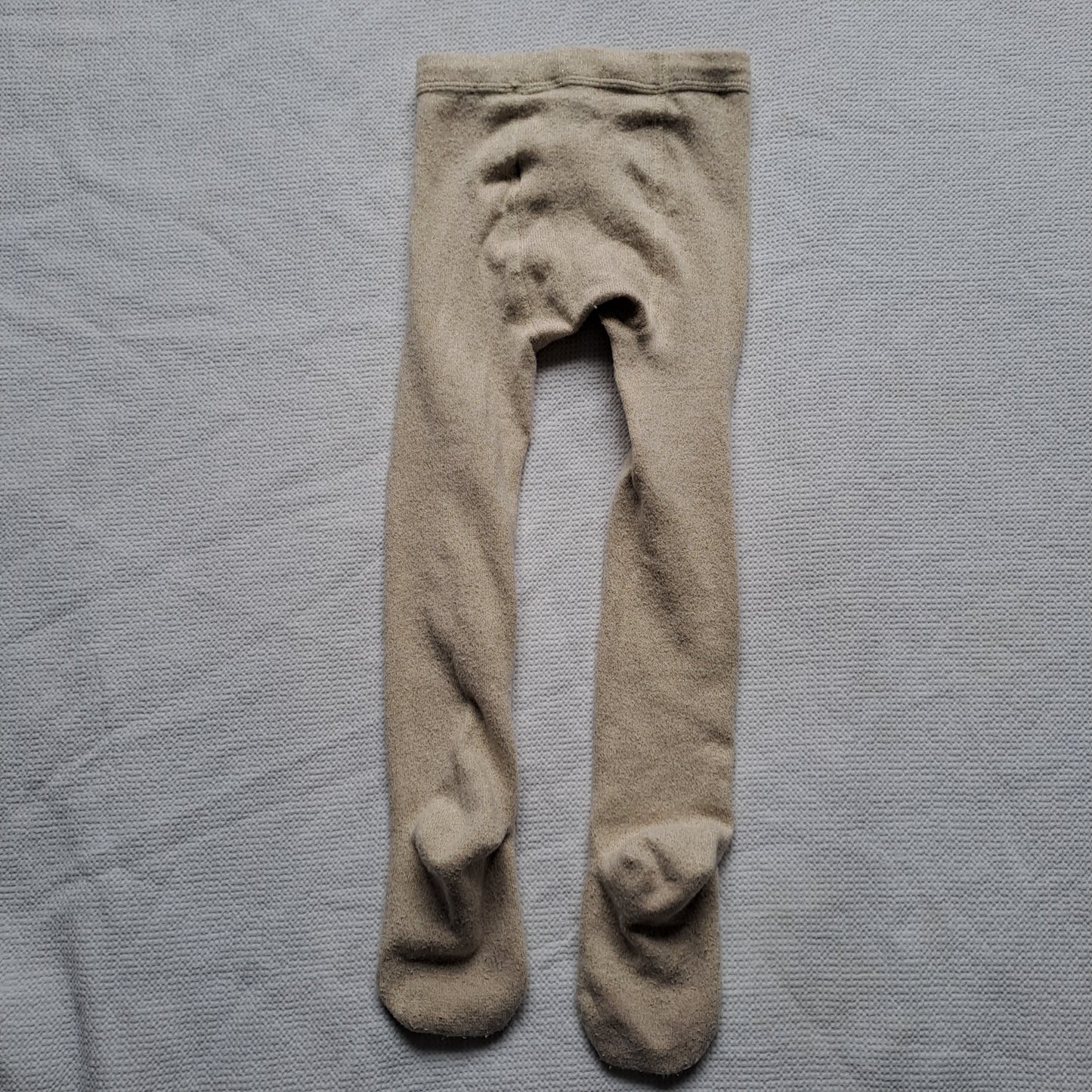 Cotton On Kids Light Gold Shimmer Tights 6-7 Years