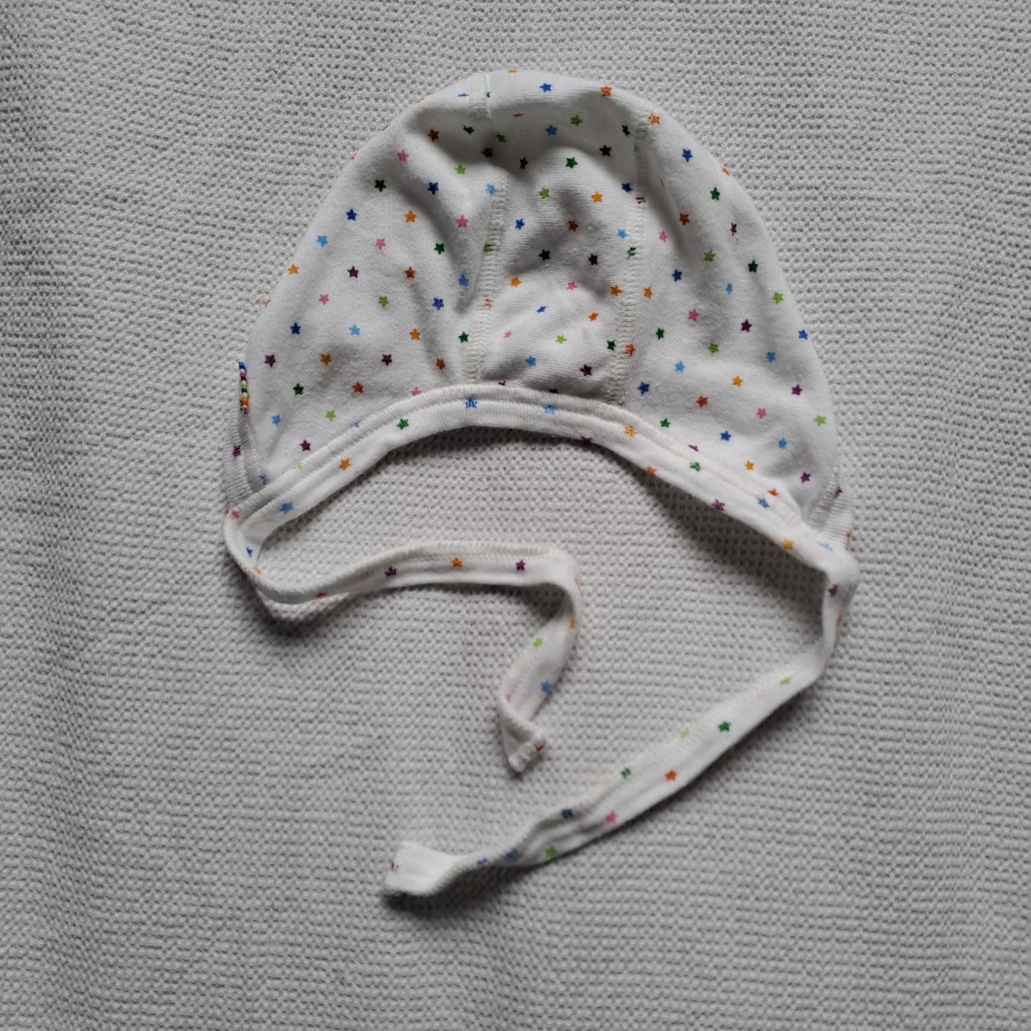 Multi-Color Star Print Baby Pilot Hat with Chin Ties 0-3 Months