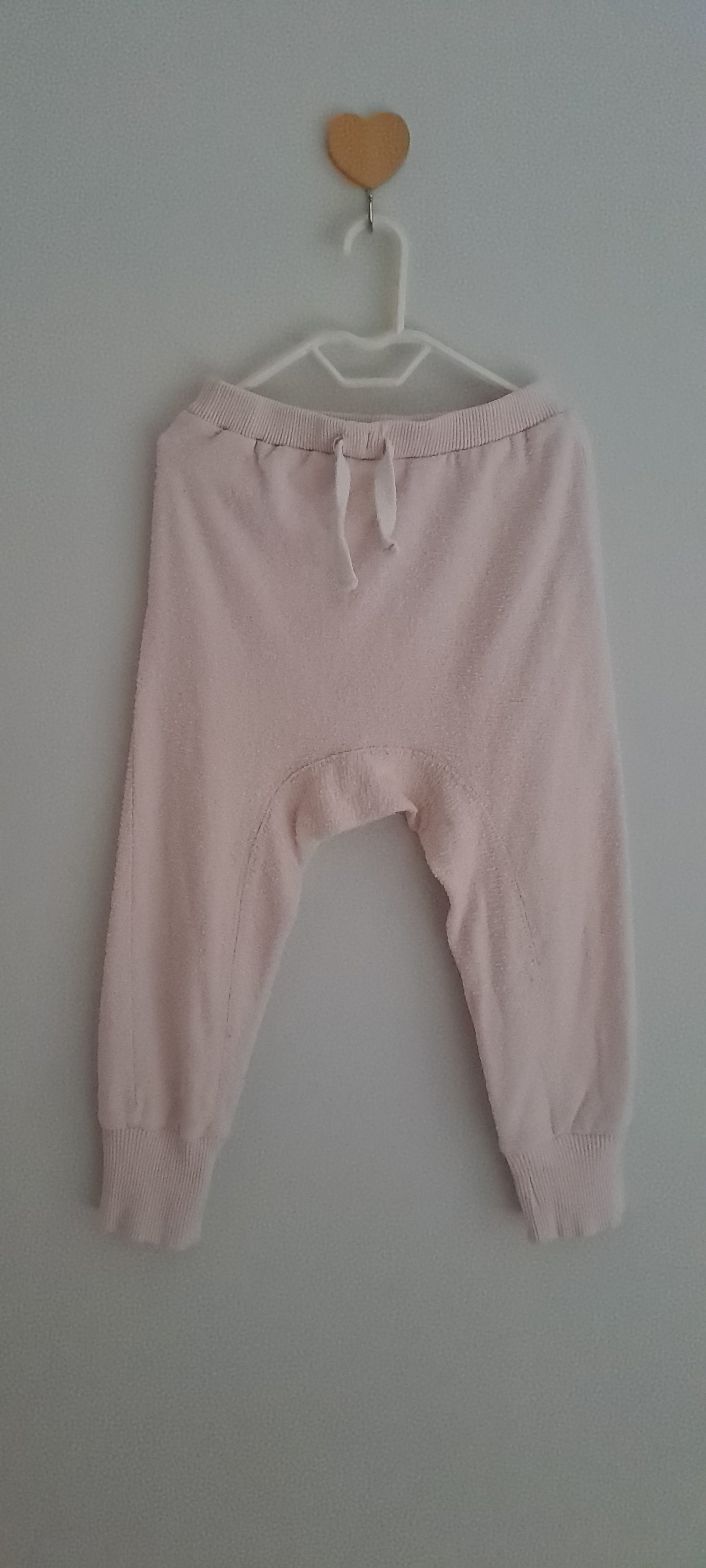 Cotton On Kids Baby Pink Knitted Joggers 18-24 Months