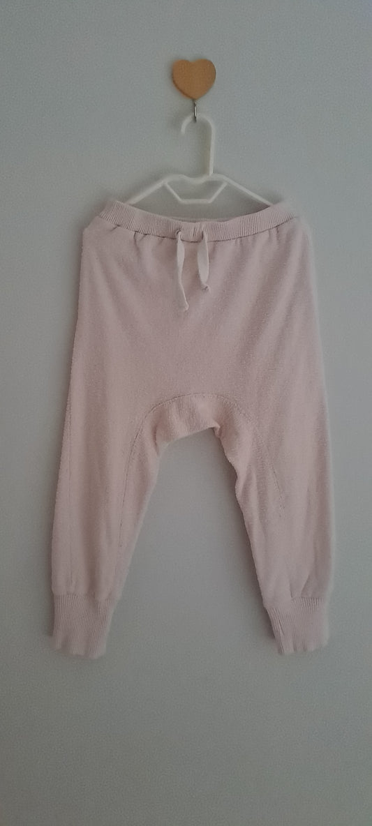 Cotton On Kids Baby Pink Knitted Joggers 18-24 Months