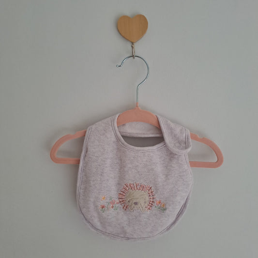 Next Baby Girls Embroidered Hedgehog Floral Bib – One Size