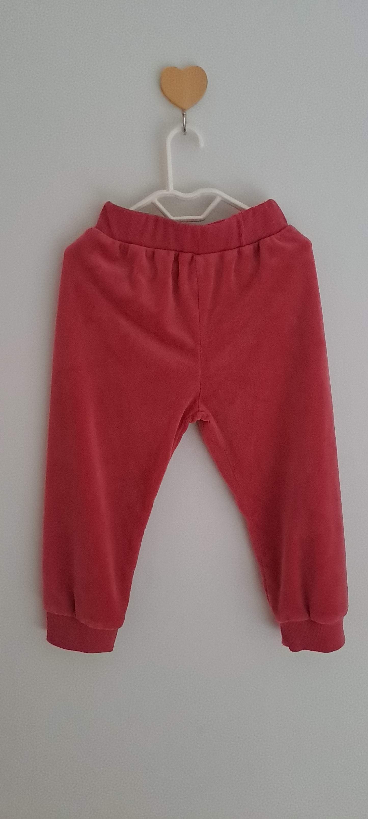 Cuddlesome Baby Velvet Hooded Tracksuit Set – Claret Red 18-24 Months