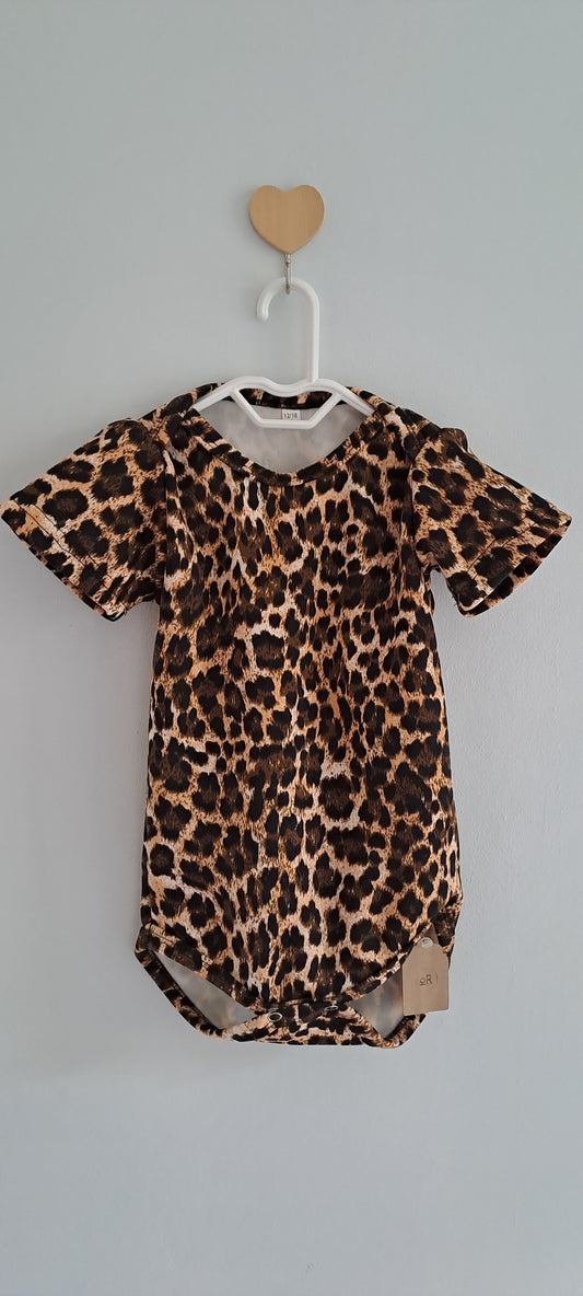 Olli & Rose Leopard Print Bodysuit 12-18 Months