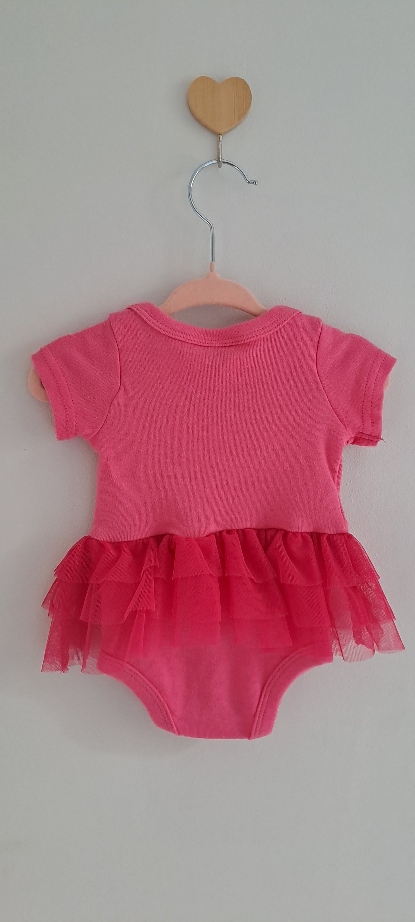 Real Baby "Wake Me Up When It's Christmas" Tutu Romper – Pink Newborn