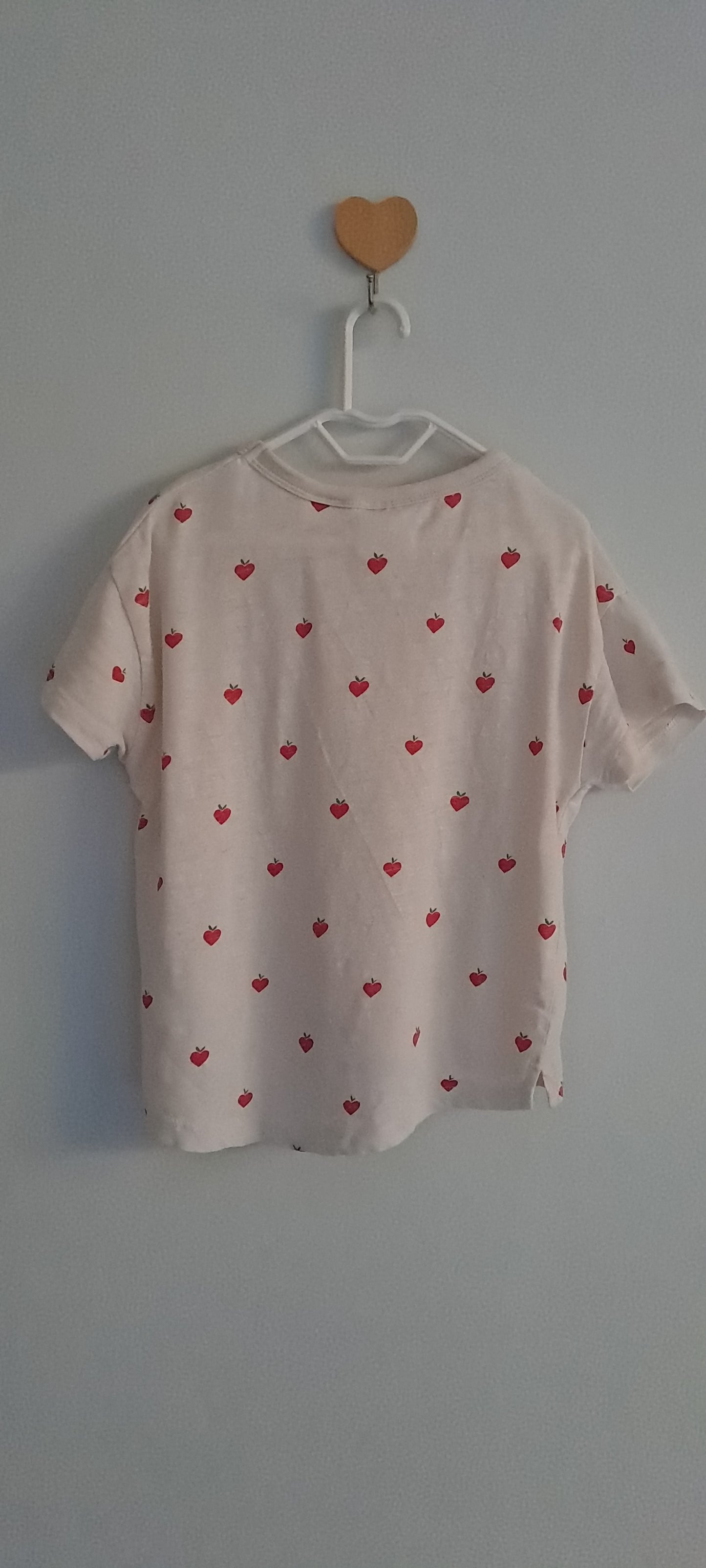 Zara Kids Baby Girl "Love Amour Amor" Strawberry Pattern T-Shirt 18-24 Months