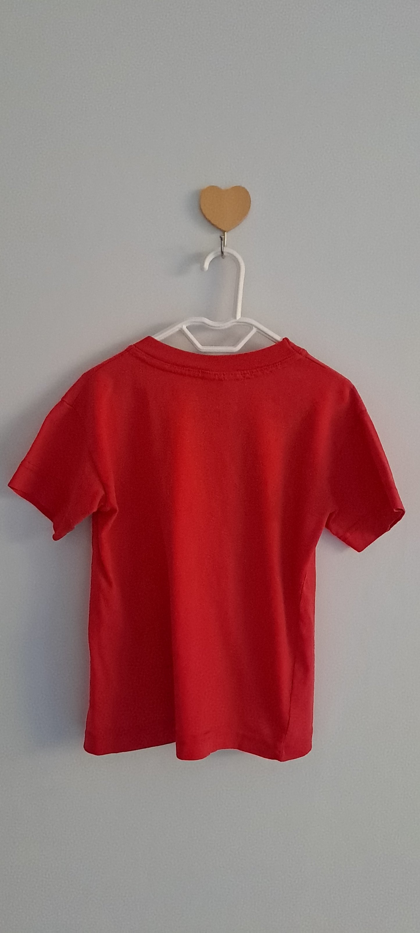 Vintage Naxos Greece "All the Donkeys of Greece" Red Graphic T-Shirt 18-24 Months