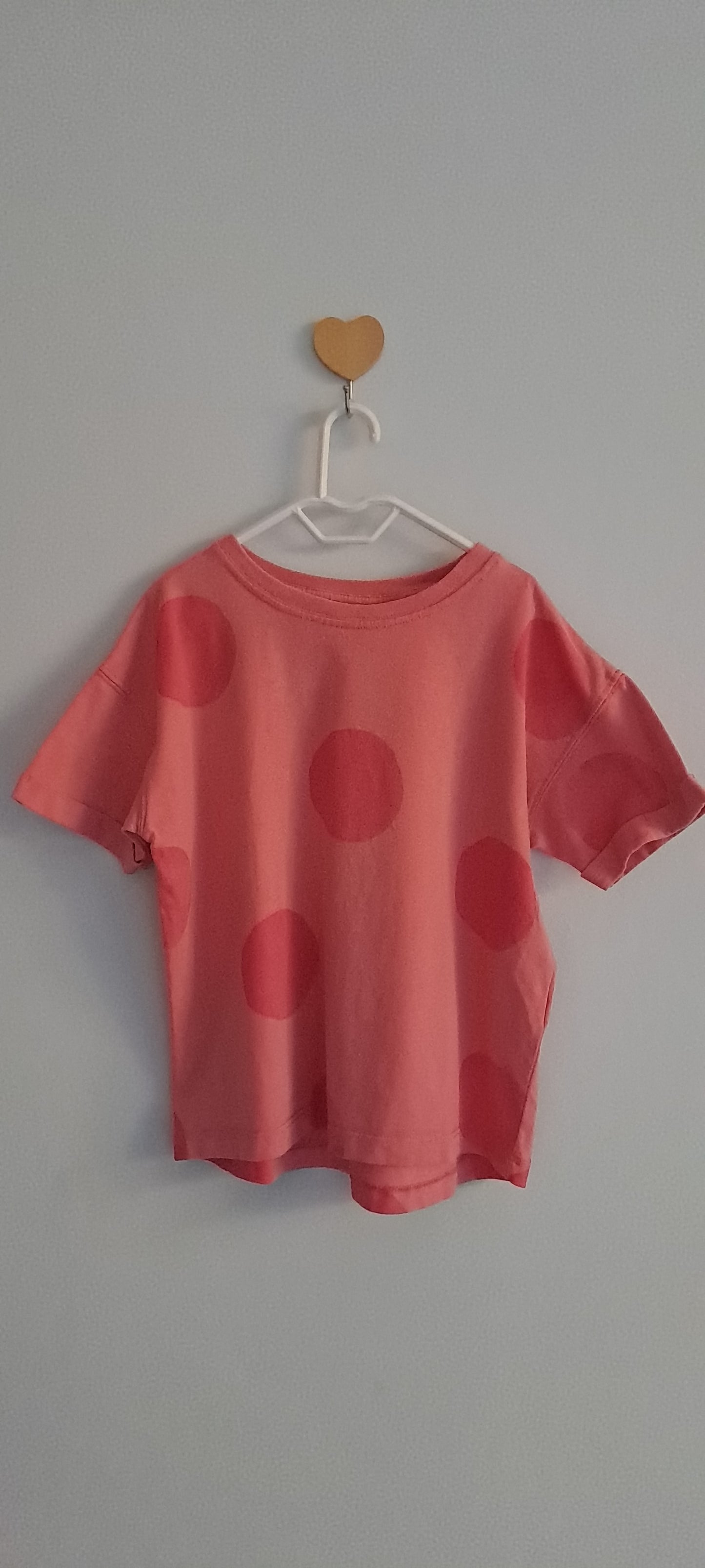 Zara Kids Girl Oversized Polka Dot T-Shirt 2-3 Years