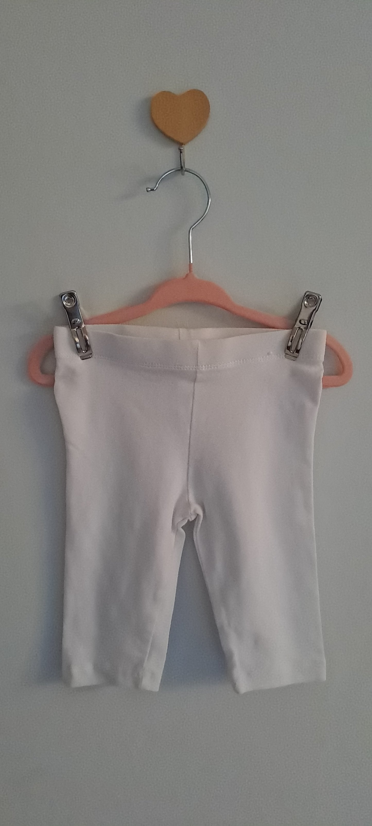 Real Kids Girls Plain White Leggings 2-3 Years