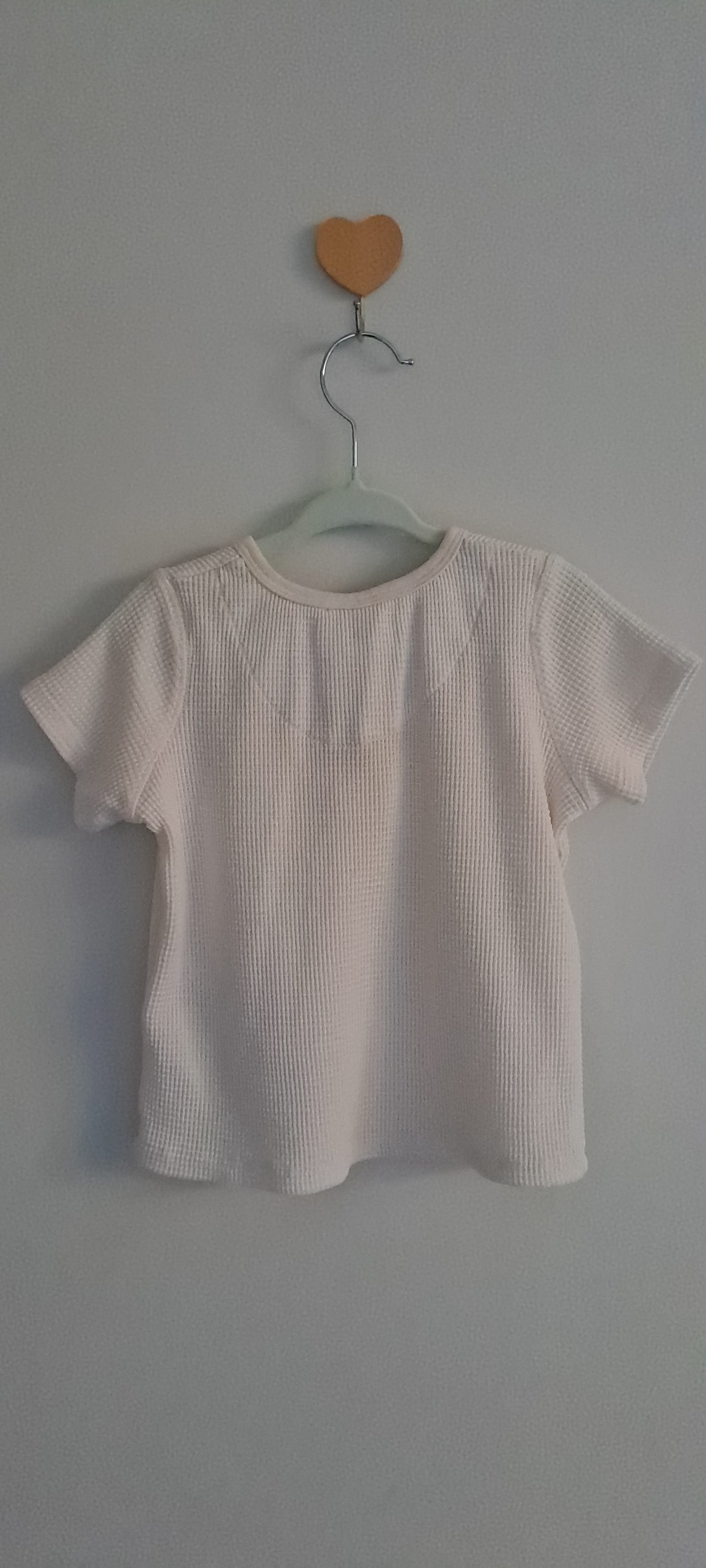 Cotton On Kids Toddler Ribbed Henley Top & Daisy Check Shorts Set 18-24 Months