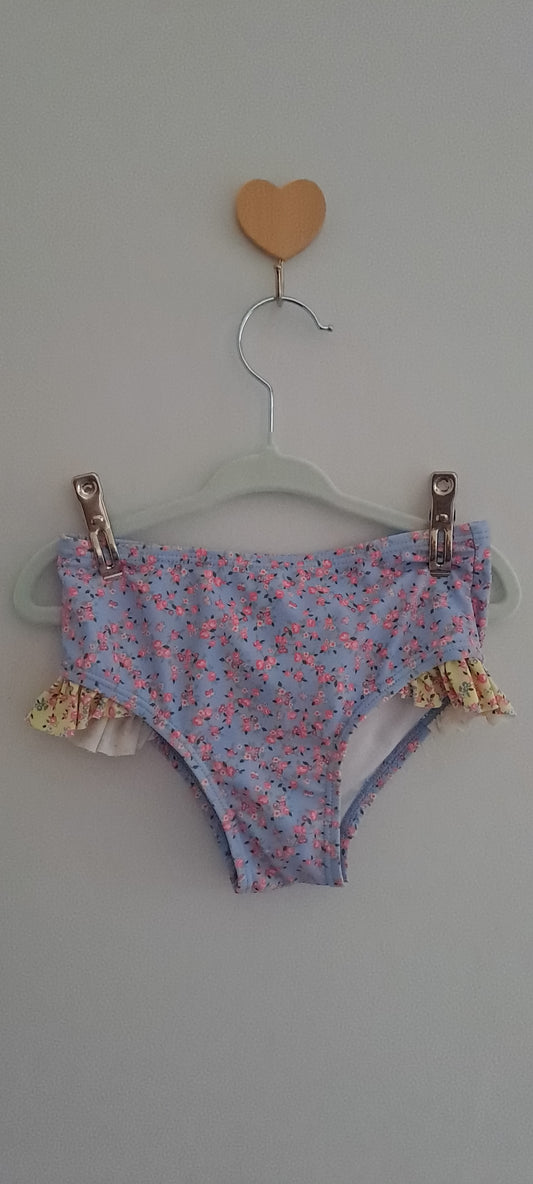 Cotton On Kids Girls' High Waisted Floral Ruffle Bikini Bottoms 3-4 Years