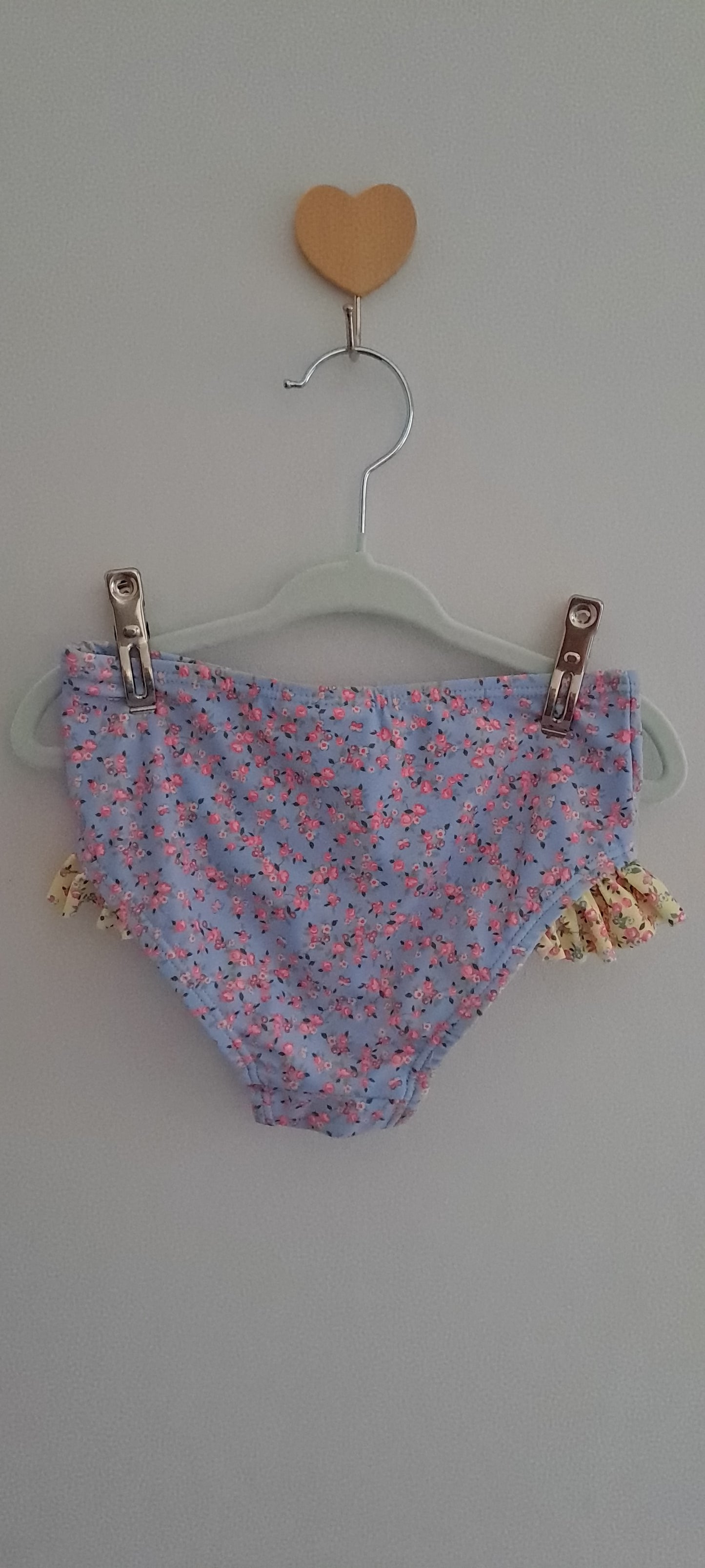 Cotton On Kids Girls' High Waisted Floral Ruffle Bikini Bottoms 3-4 Years