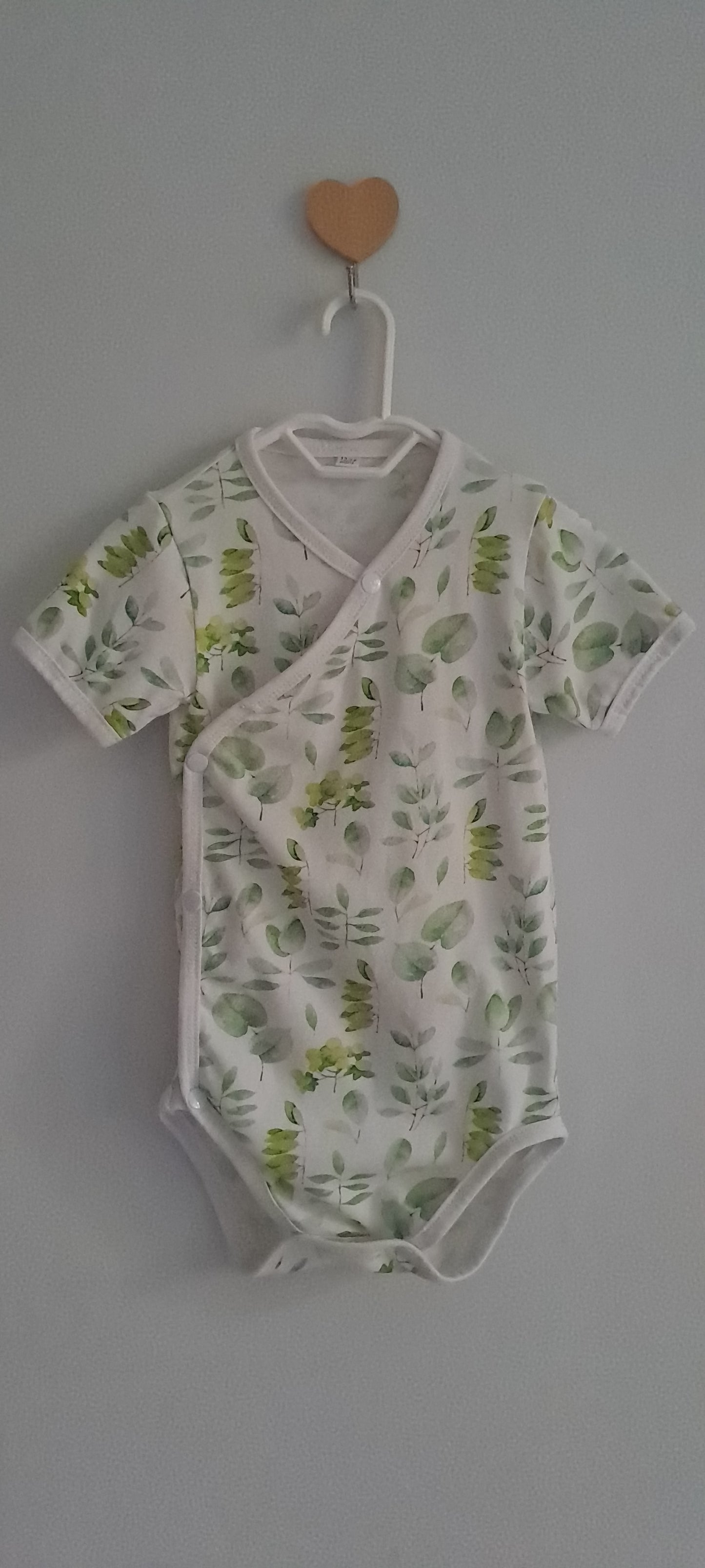 SA Boutique Botanical Eucalyptus Wrap Bodysuit 12-18 Months