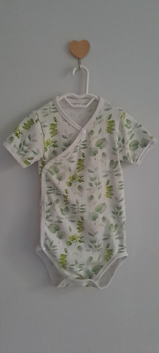 SA Boutique Botanical Eucalyptus Wrap Bodysuit 12-18 Months