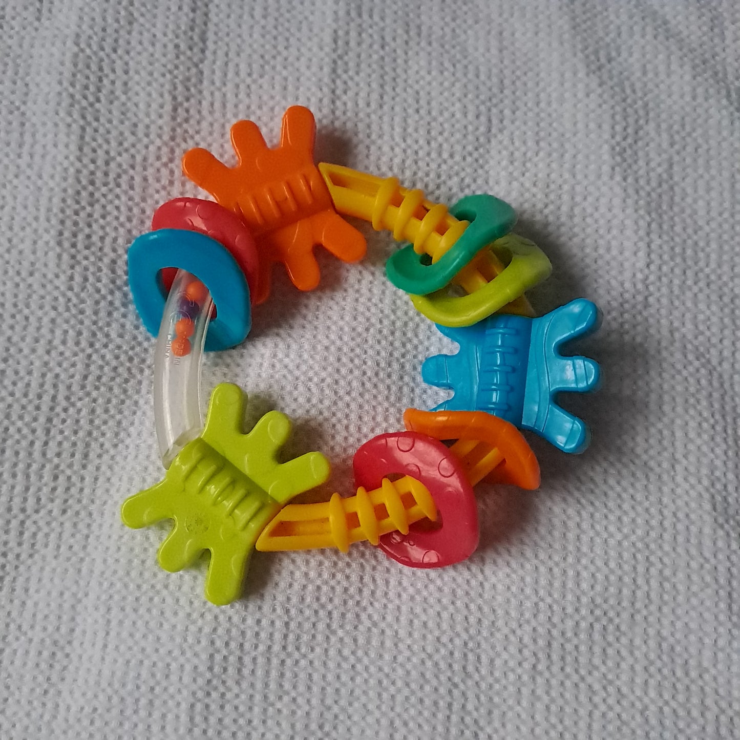 Playgro Triangle Teether and Auditory Sensory Baby Rattle 0-12 Months