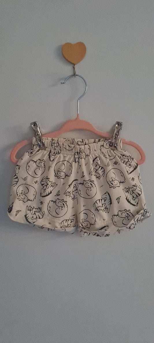 Pick n Pay Tiny Tots Cream Sleeping Safari Shorts 0-3 Months