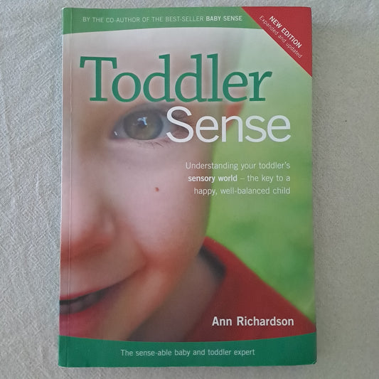 Toddler Sense New Edition Ann Richardson Paperback Parenting Book 1-3 Years