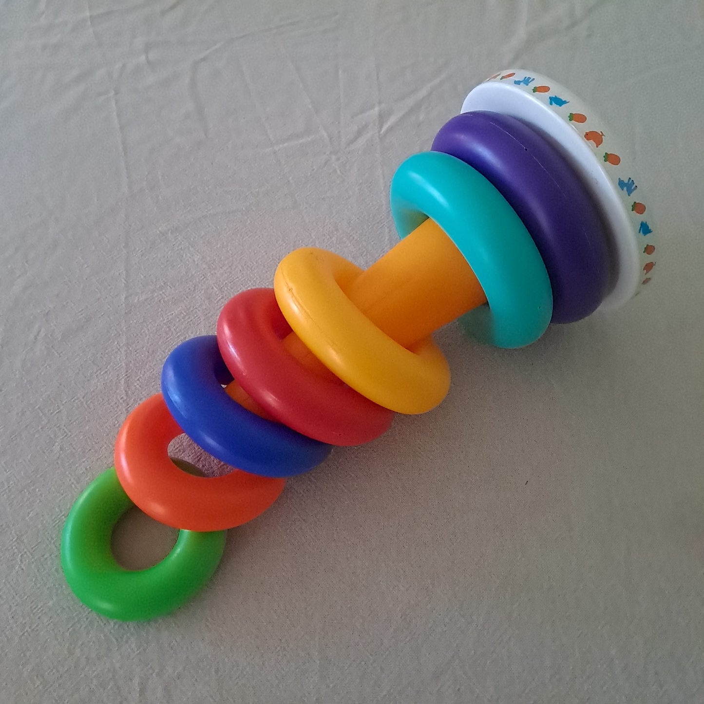 Baby City Rainbow Ring Stacking Tower with Chime Rocker Base 0-12 Months