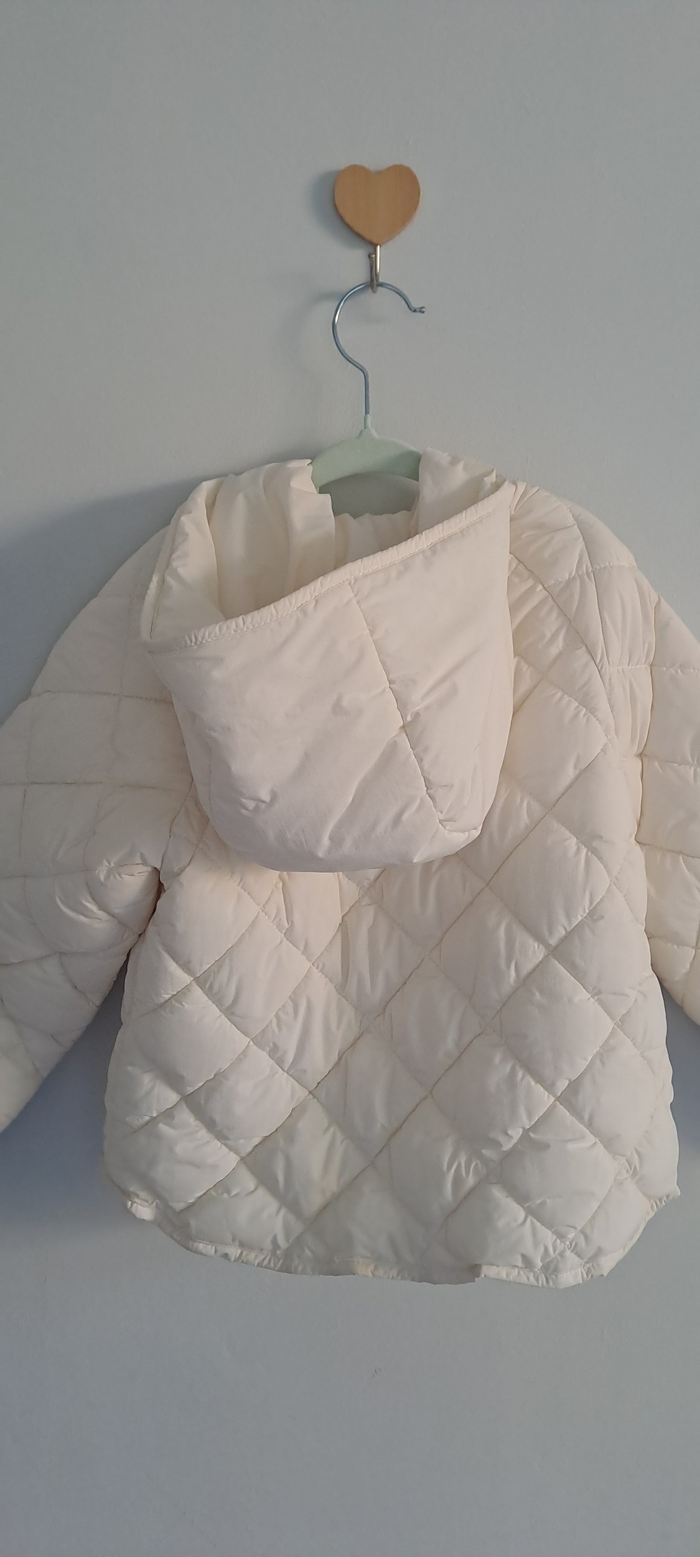 UNIQ Clothing by Checkers Off-White Sorona® Aura Eco-Fill Quilted Jacket 5-6 Years