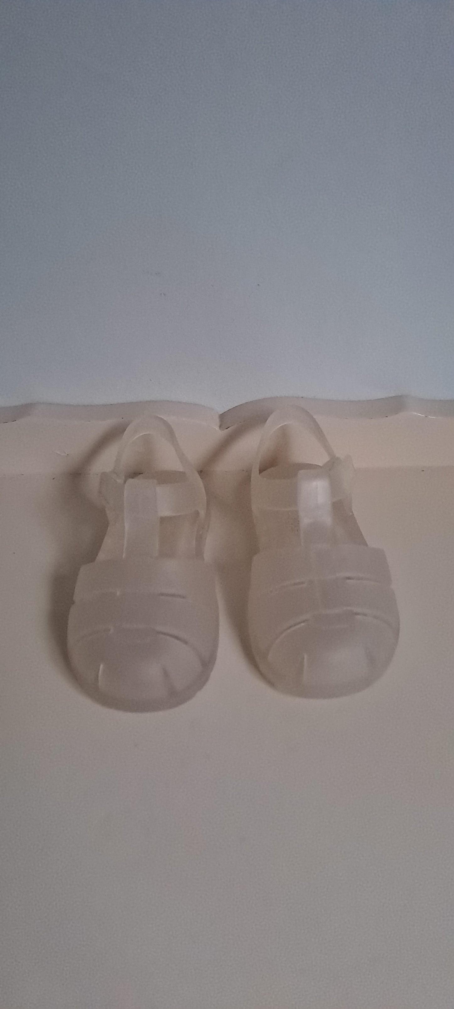 Zara Kids Clear Rubberised Cage Jelly Sandals UK/SA 5.5 (EU 22)