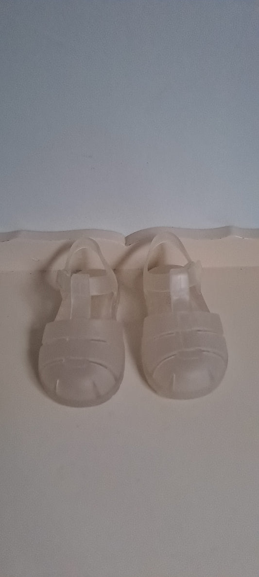 Zara Kids Clear Rubberised Cage Jelly Sandals UK/SA 5.5 (EU 22)