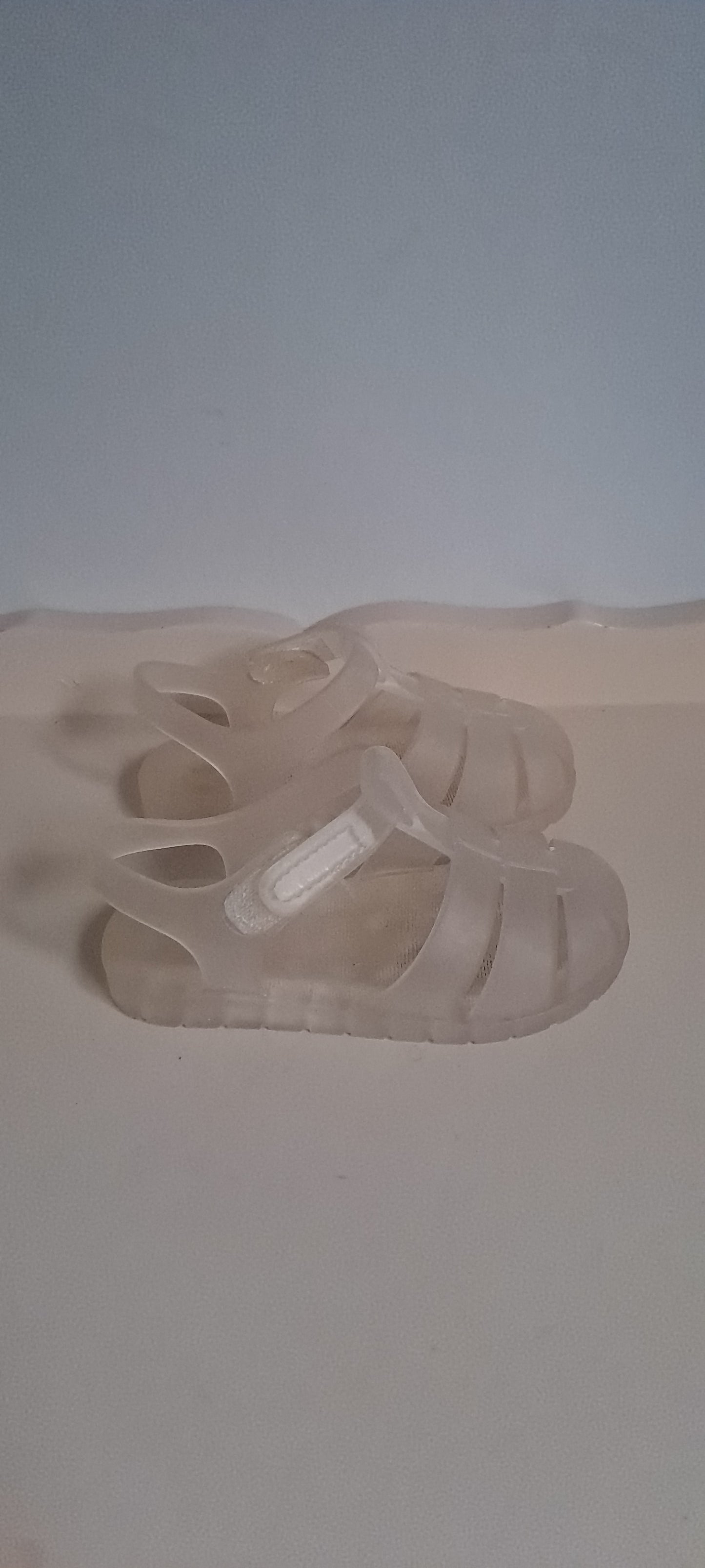 Zara Kids Clear Rubberised Cage Jelly Sandals UK/SA 5.5 (EU 22)