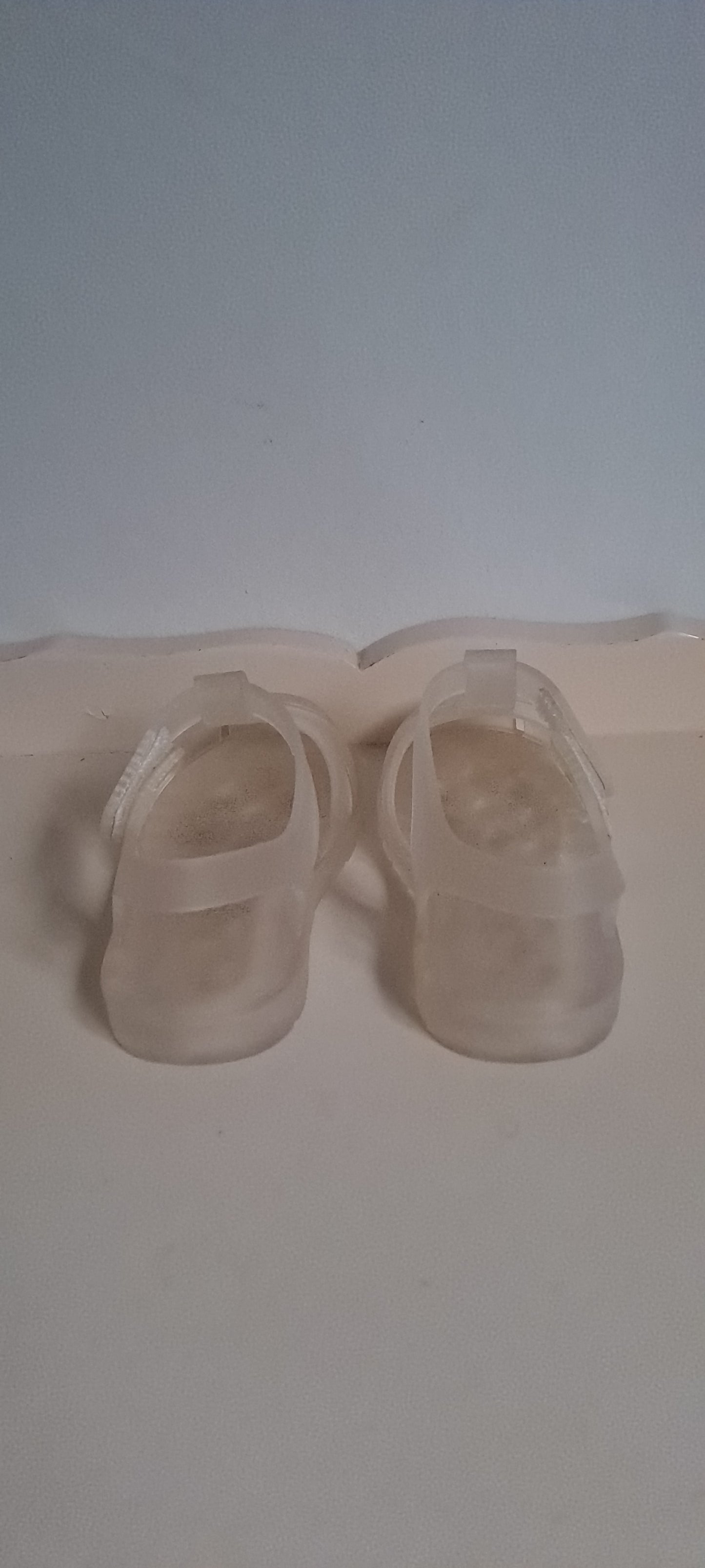 Zara Kids Clear Rubberised Cage Jelly Sandals UK/SA 5.5 (EU 22)