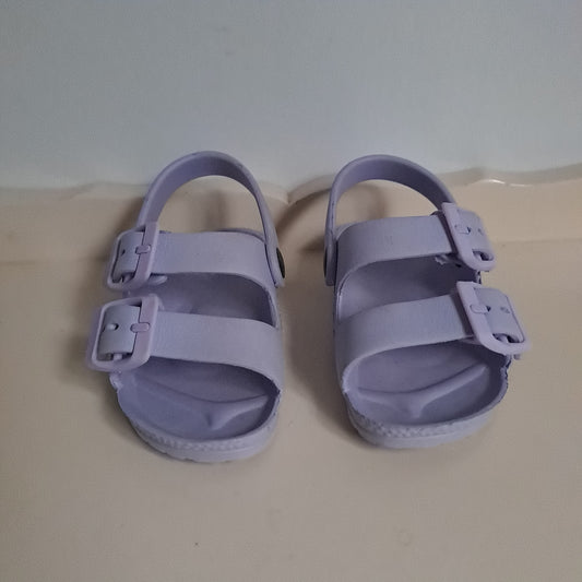 Kids Lilac Double-Buckle EVA Waterproof Sandals UK/SA 4