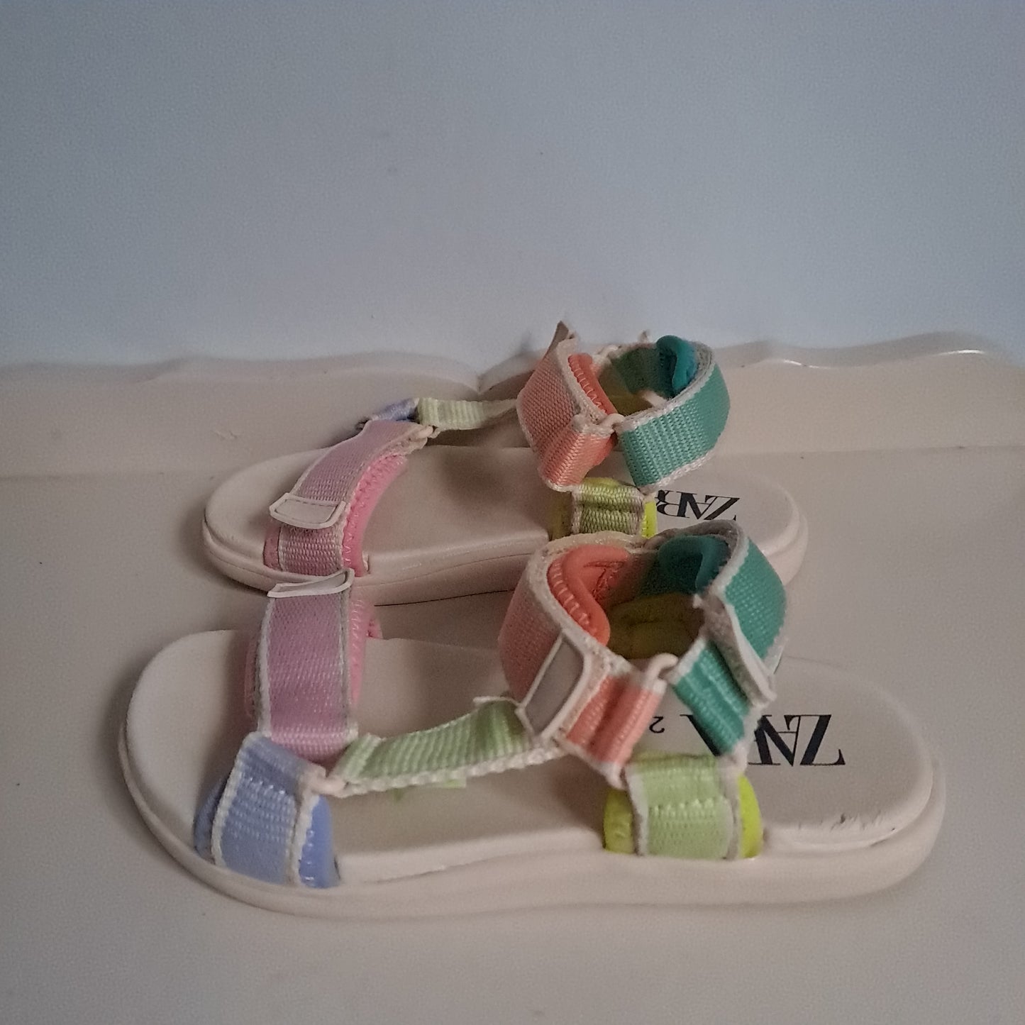Zara Kids Multicolored Technical Strappy Sandals UK/SA 9.5 (EU 27)