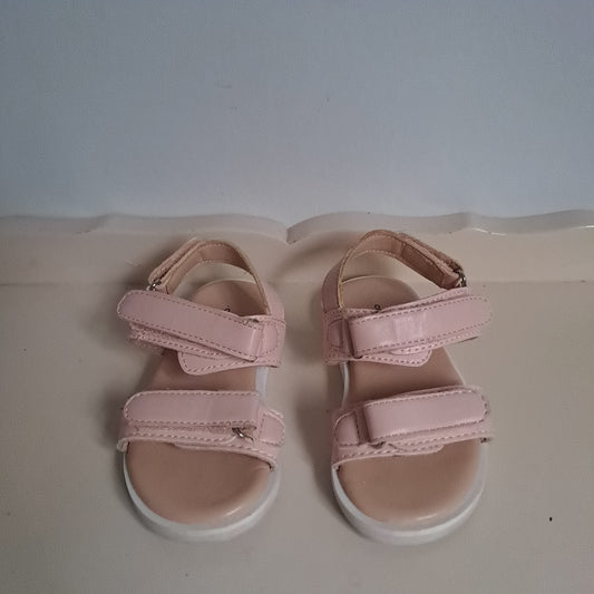 Country Road Kids Light Pink Double-Strap Sporty Sandals UK/SA 6 (EU 23)