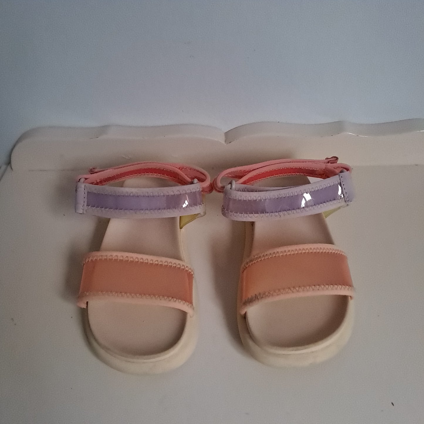Zara Kids Clear Pink & Purple Translucent Technical Sandals UK/SA 8.5 (EU 26)