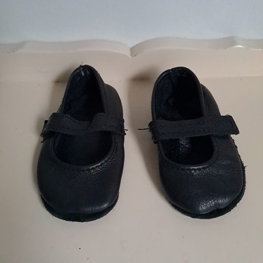 Toddler Black Genuine Leather Mary Jane Soft Sole Shoes UK/SA 4-4.5 (13cm)