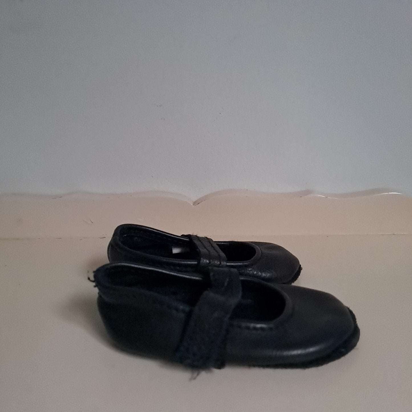 Toddler Black Genuine Leather Mary Jane Soft Sole Shoes UK/SA 4-4.5 (13cm)