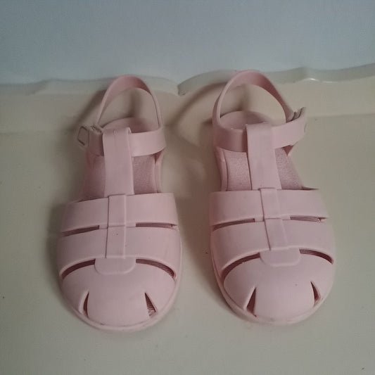 Zara Kids Pastel Pink Rubberised Fisherman Cage Sandals UK/SA 8.5 (EU 26)
