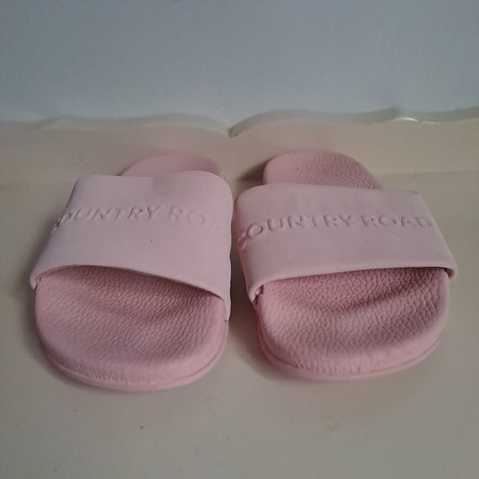 Country Road Kids Pastel Pink Tint Logo Pool Slides UK/SA 8 (EU 25)