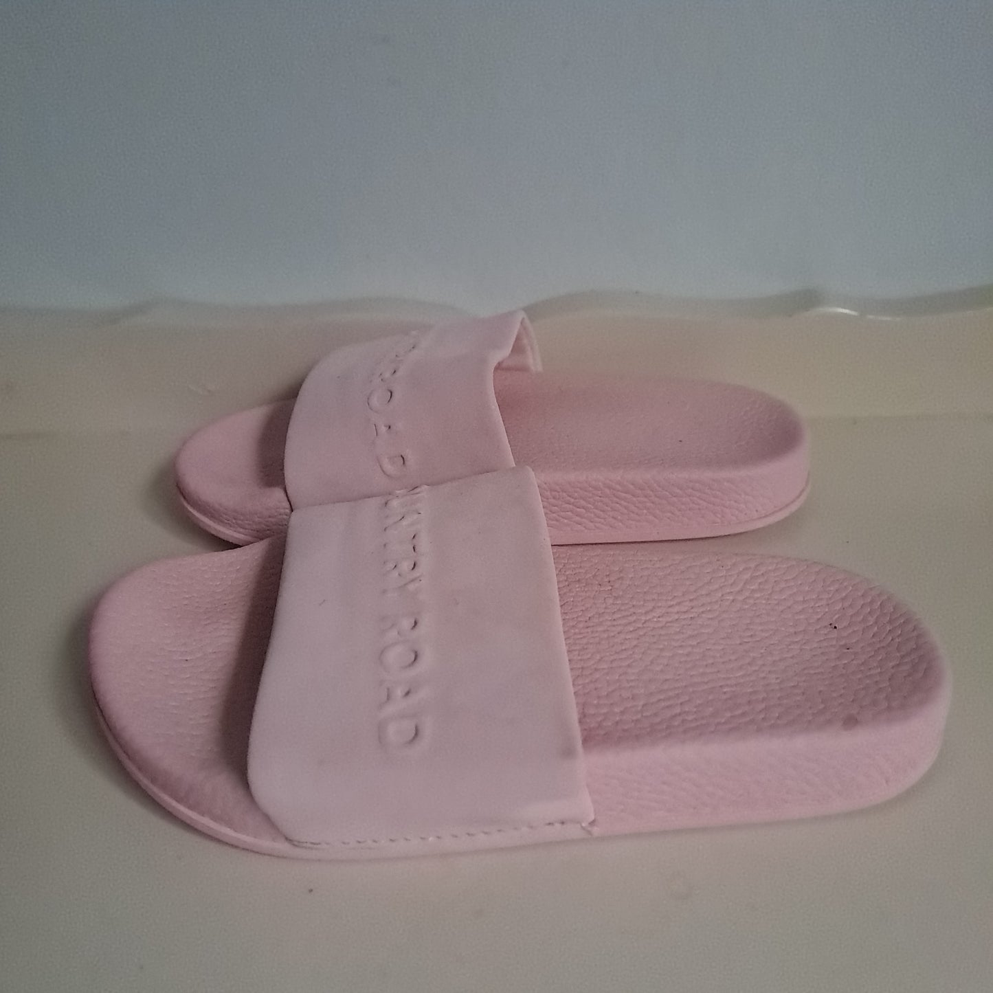 Country Road Kids Pastel Pink Tint Logo Pool Slides UK/SA 8 (EU 25)