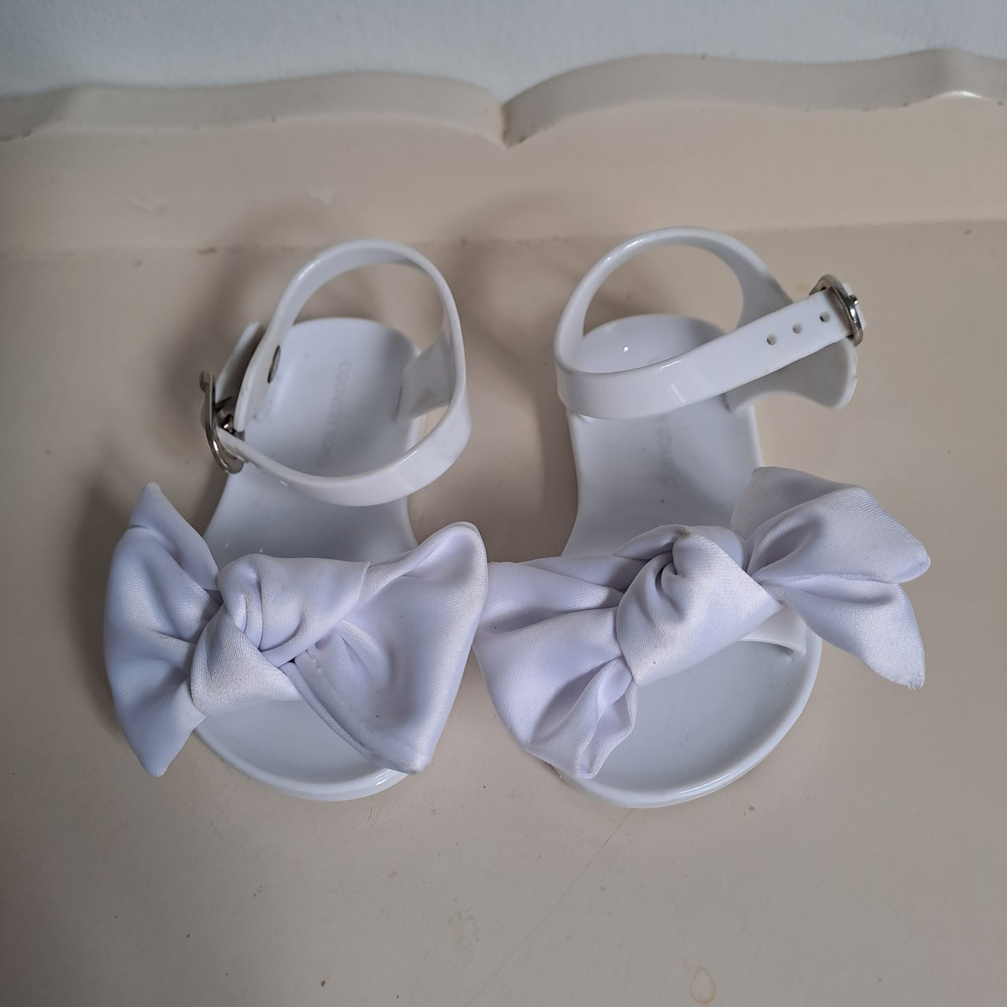 Country Road Kids White Bow Jelly Sandals UK/SA 2.5 (EU 18)