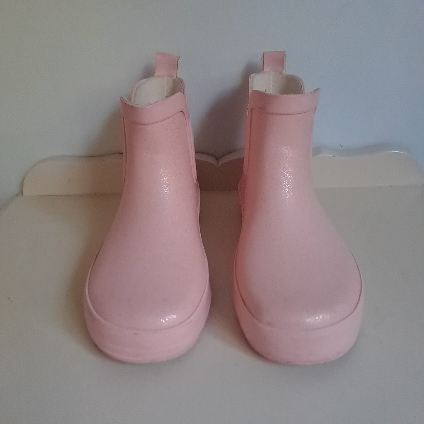 Woolworths Kids Pastel Pink Glitter Gumboots / Rain Boots Size 12