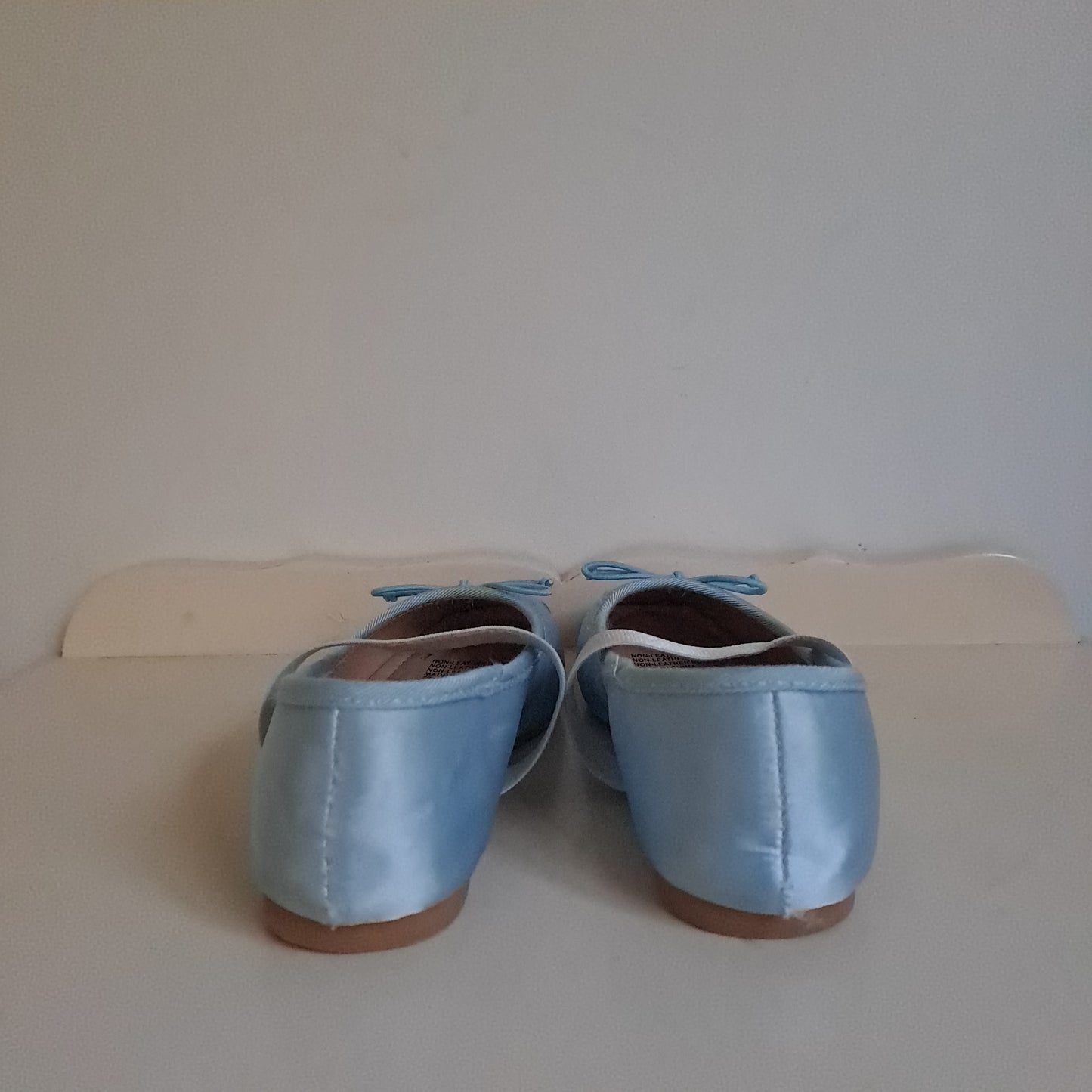 Cotton On Kids Baby Blue Satin Olivia Ballet Mary Jane Flats UK/SA 12 (EU 31)