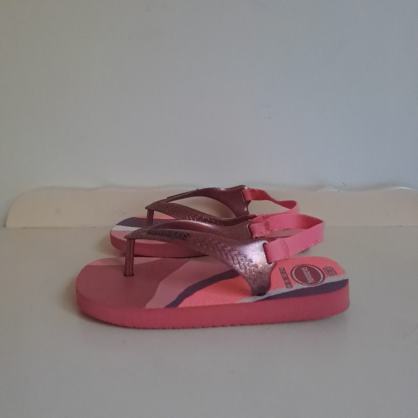 Havaianas Baby Palette Glow Velvet Rose Slingback Flip-Flops EU 27/28 (UK/SA 9-10)