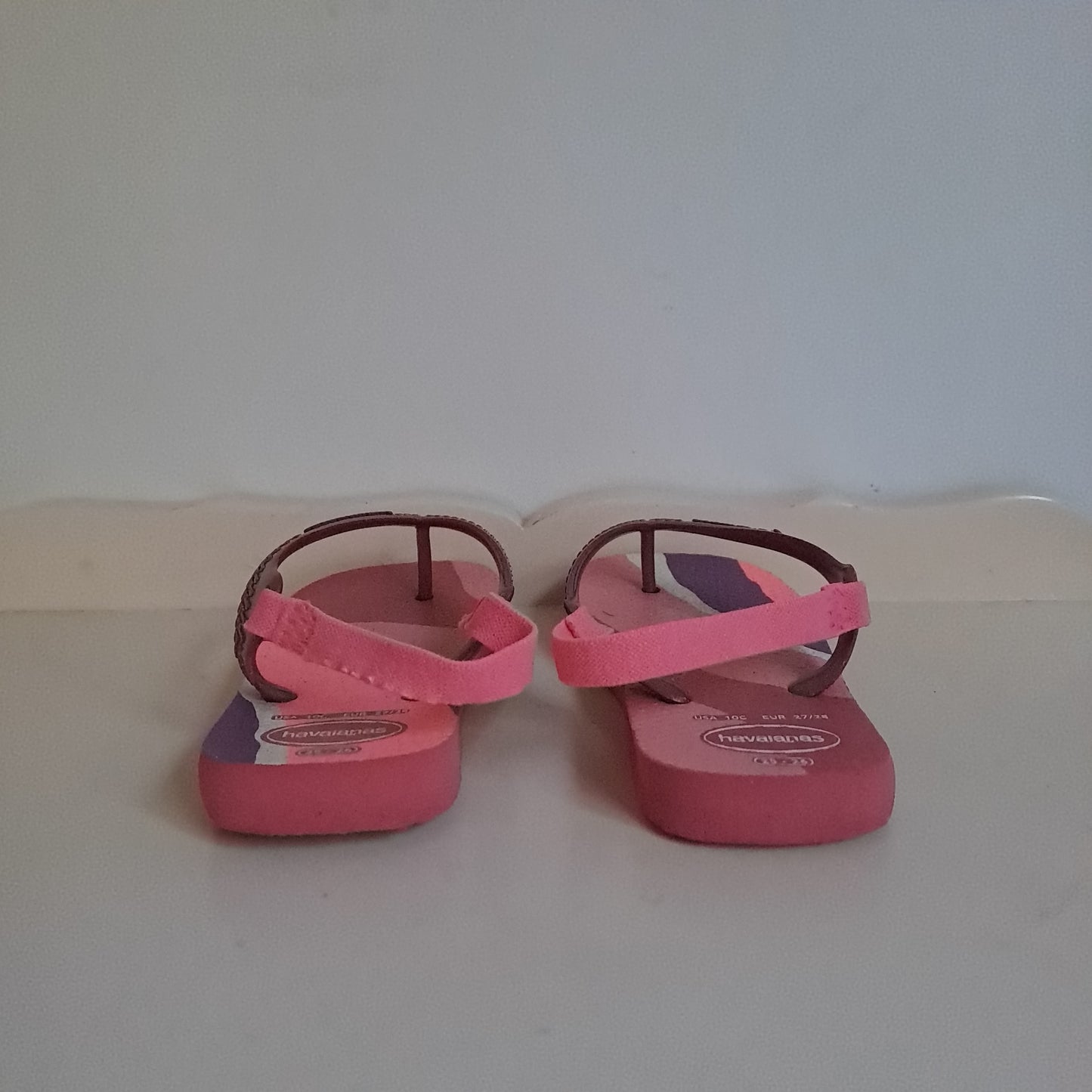 Havaianas Baby Palette Glow Velvet Rose Slingback Flip-Flops EU 27/28 (UK/SA 9-10)