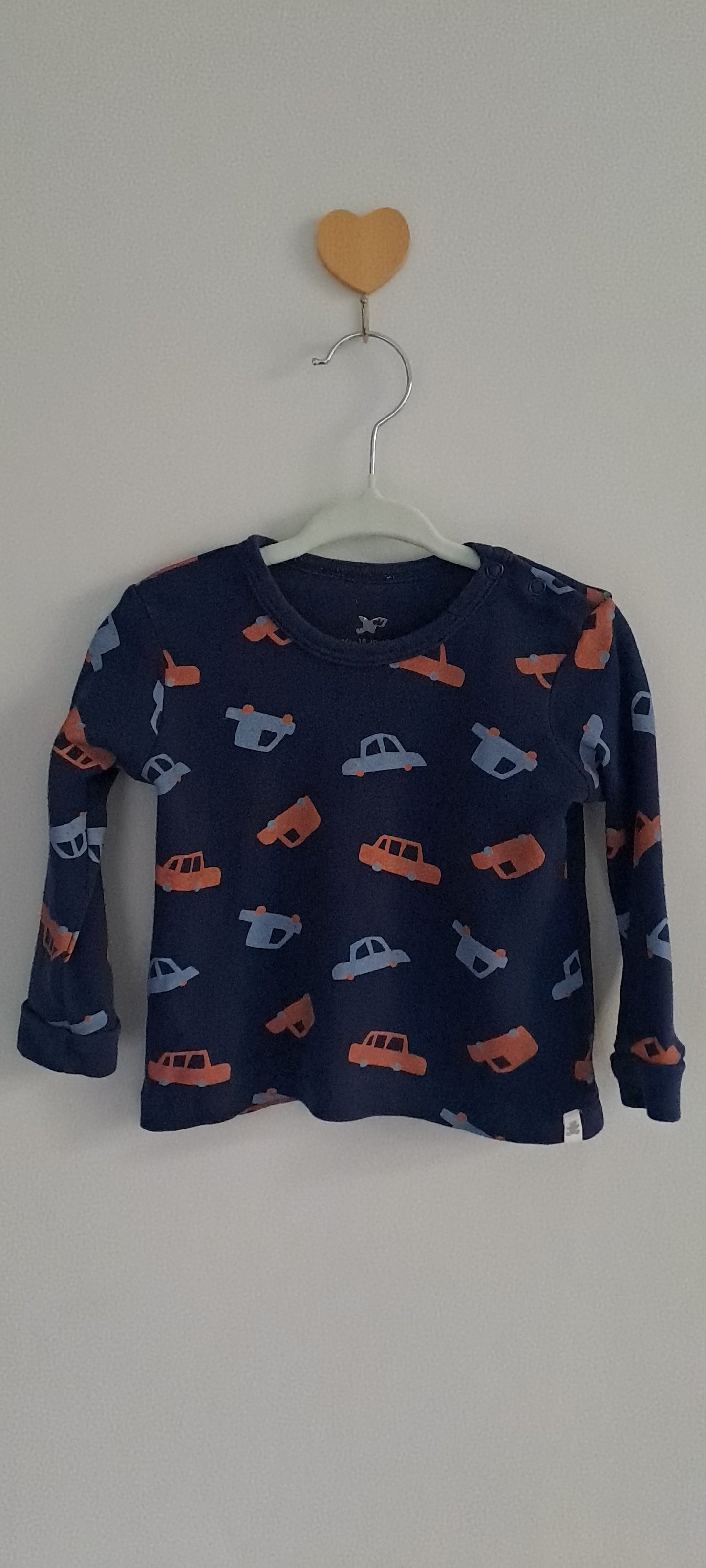 Woolworths Wooliesbabes Navy Car Print Pyjama Set 12-18 Months