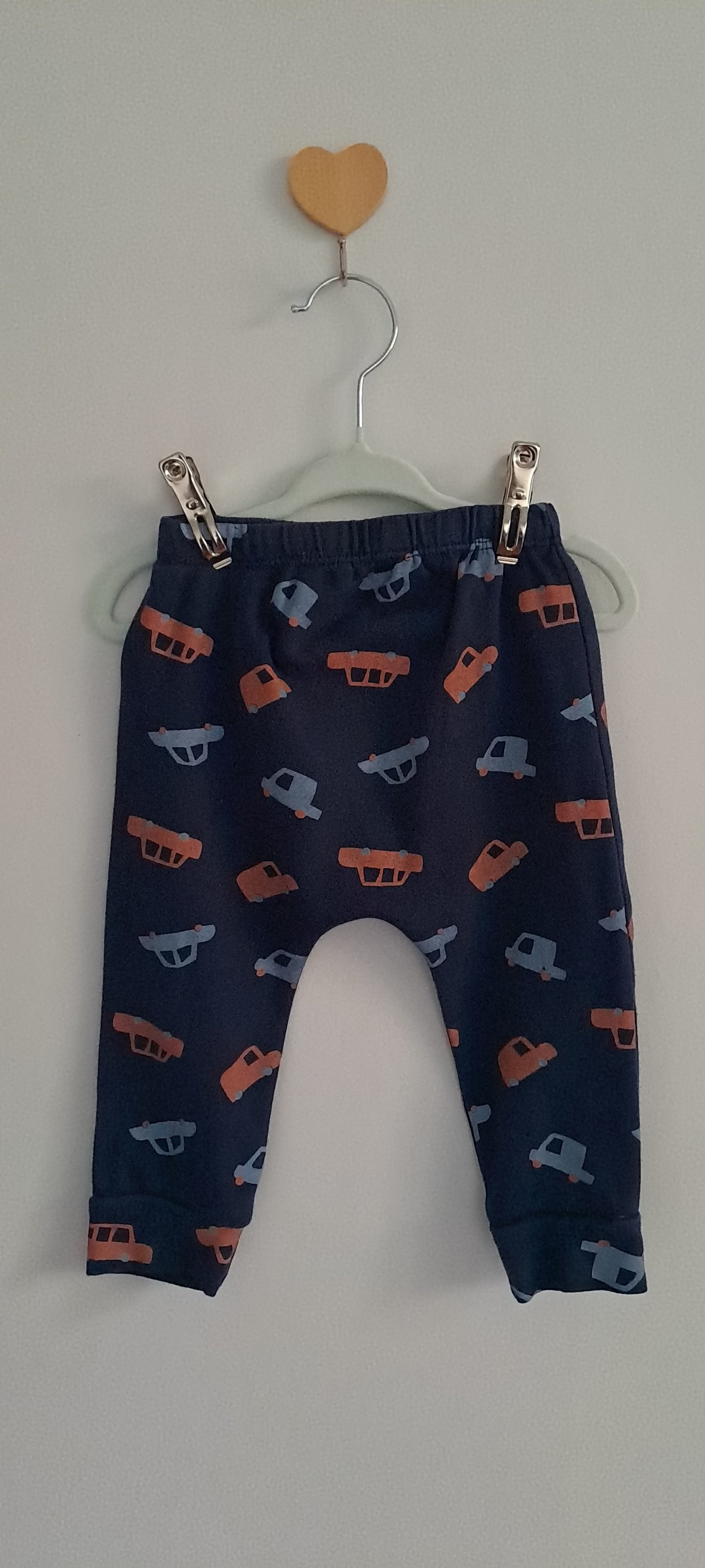 Woolworths Wooliesbabes Navy Car Print Pyjama Set 12-18 Months
