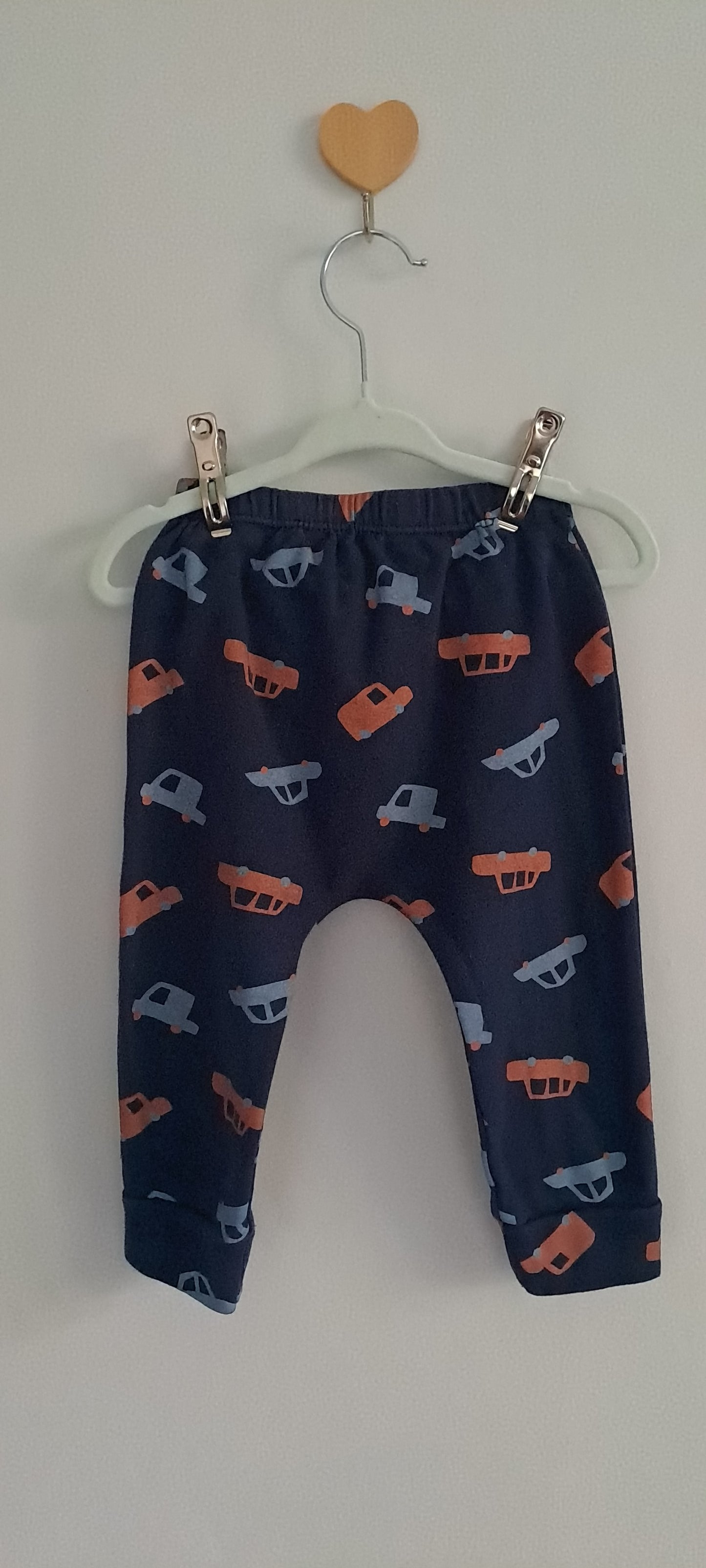 Woolworths Wooliesbabes Navy Car Print Pyjama Set 12-18 Months