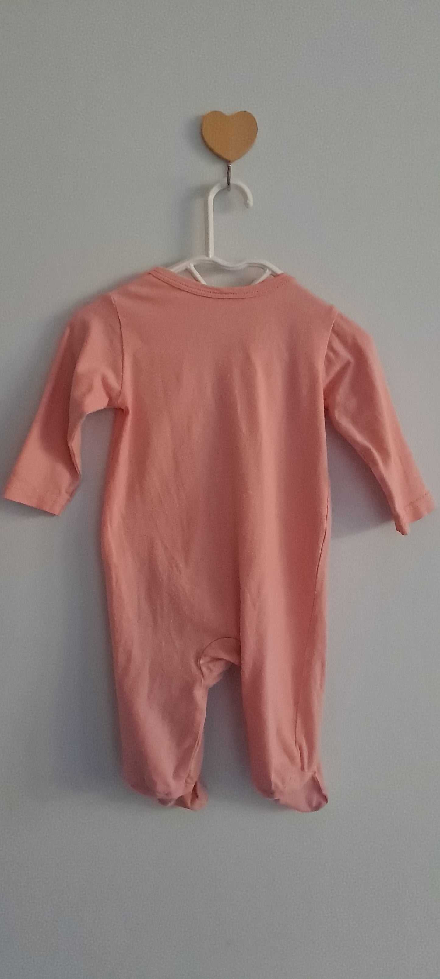 Ackermans Newborn Baby Plain Zipped Sleepsuit Dusty Pink 2 Pack