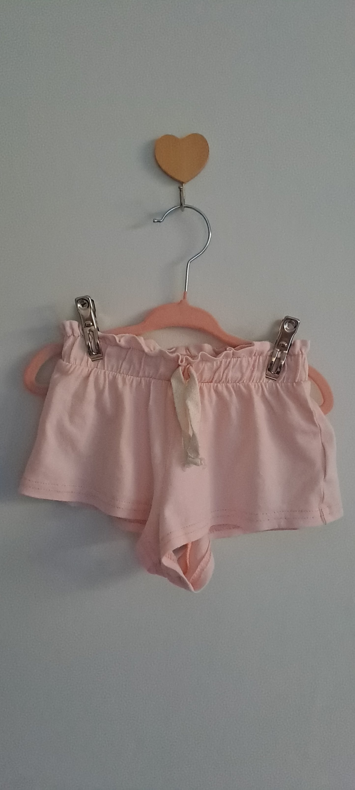 Real Kids Toddler Paperbag Waist Shorts Pastel Pink 2-3 Years