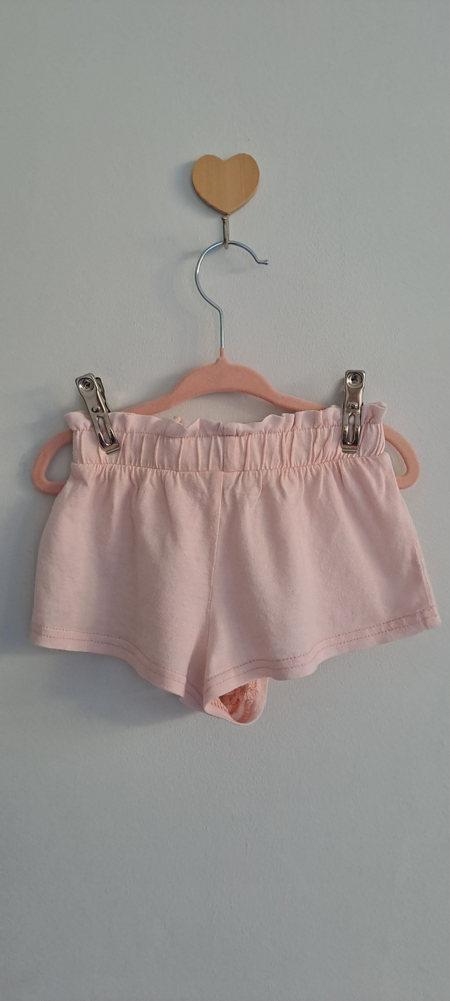 Real Kids Toddler Paperbag Waist Shorts Pastel Pink 2-3 Years