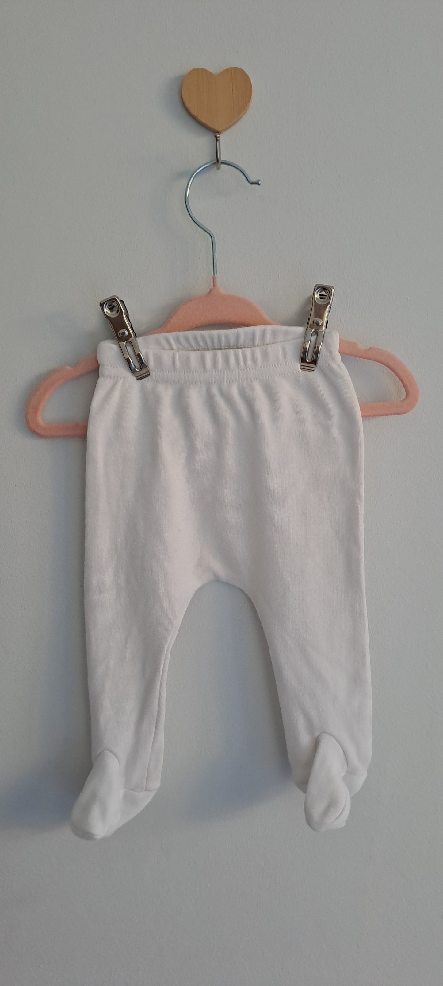 Ackermans Baby Girl Afrikaans Slogan Footed Leggings White 0-3 Months