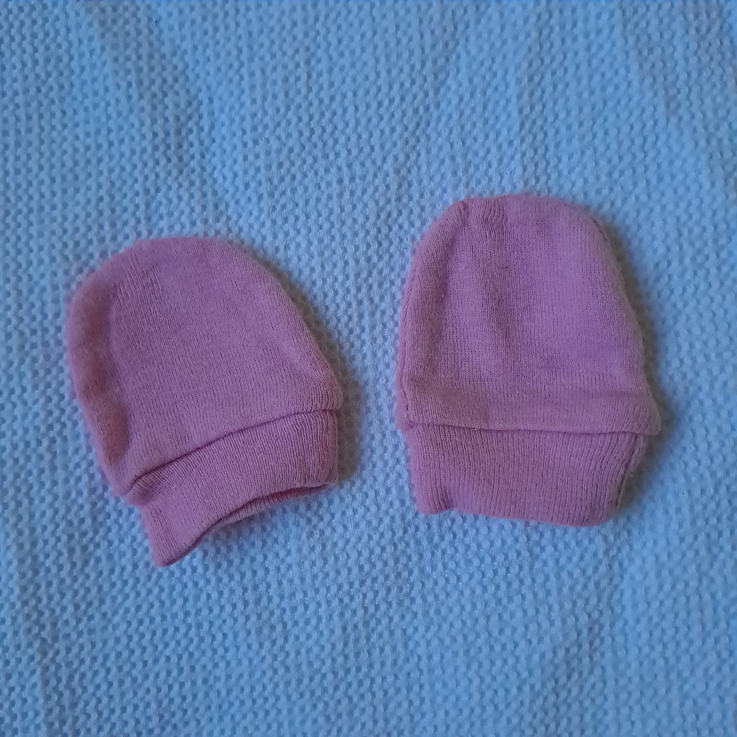 Jolly Tots Newborn Anti-Scratch Mittens Bundle Pink & Polka Dot 2-Pack 0-3 Months