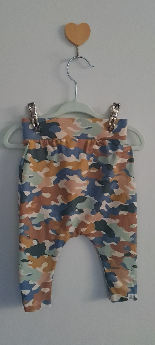 Woolworths Earthy Camouflage Harem Pants 3-6 Months