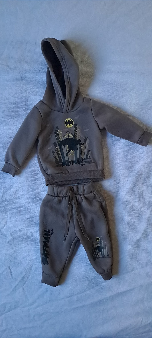 DC Comics Batman Hooded Sweatshirt & Track Pants Set 3-6 Months